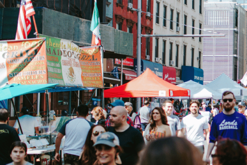 Photo by Taylor Heery on Unsplash representing a food festival and food tourism and culinary tourism