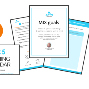 Image of some pages in the MIX goals bundle by Skillet Learning